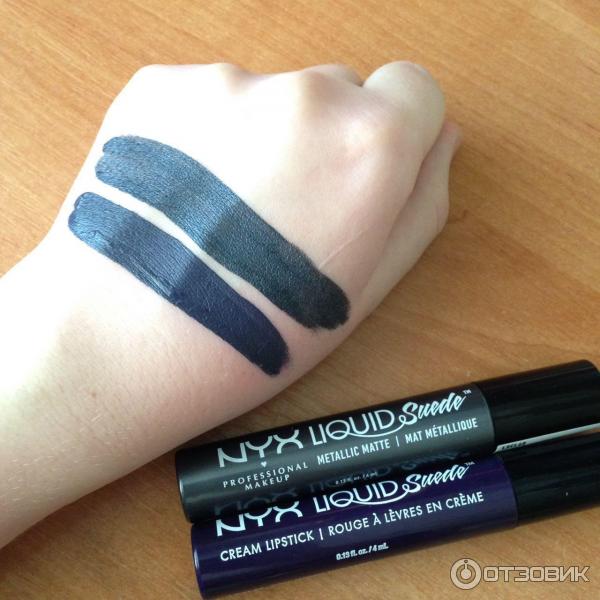 Жидкая матовая помада Nyx Liquid Suede Metallic Matte фото