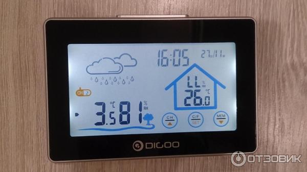 Беспроводной термометр-гигрометр DIGOO DG-TH8380 фото