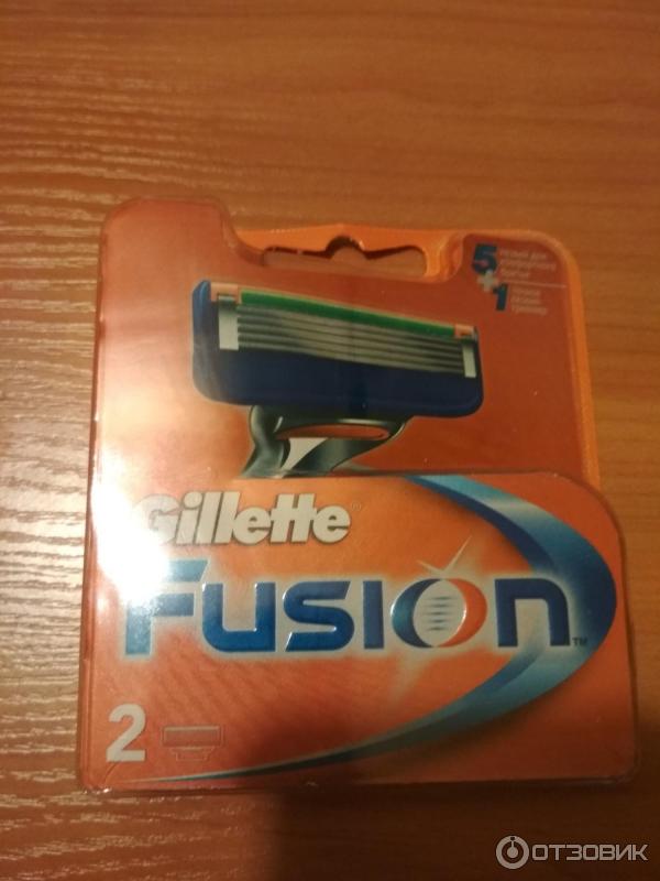 Сменные лезвия Gillette Fusion фото