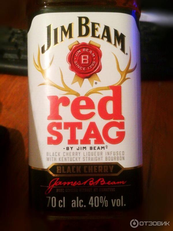 Виски jim beam red stag black cherry