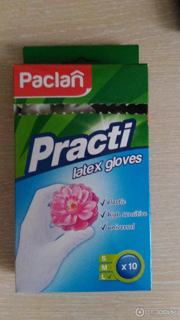 Латексные перчатки Paclan фото