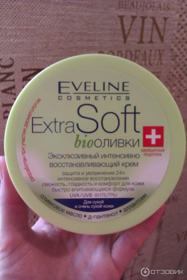 Восстанавливающий крем для сухой кожи Eveline Cosmetics Bio Оливки фото