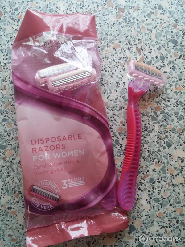 Женские бритвенные станки Oriflame Ladies Delicate Disposable Razor одноразовые фото