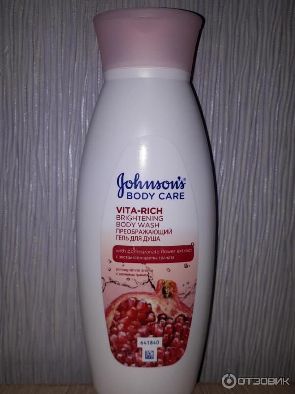 Гель для душа Johnson's Body Care смягчающий Vita-Rich фото