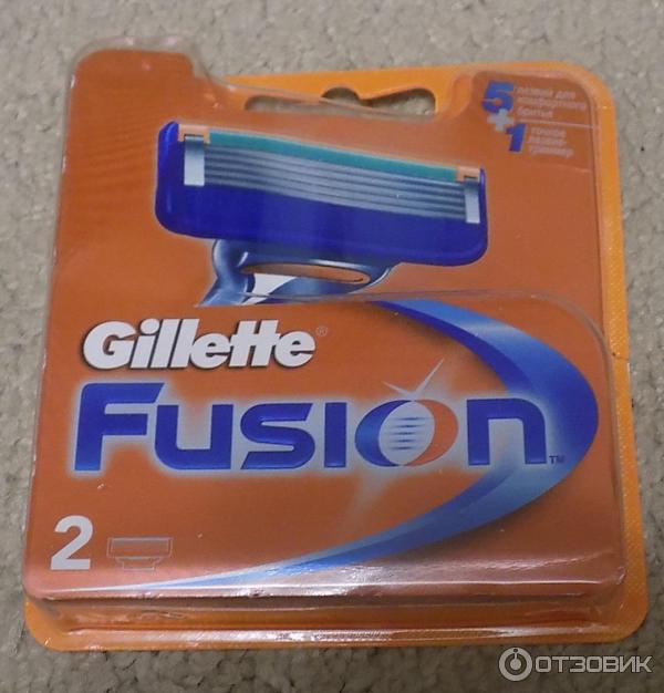 Сменные лезвия Gillette Fusion фото