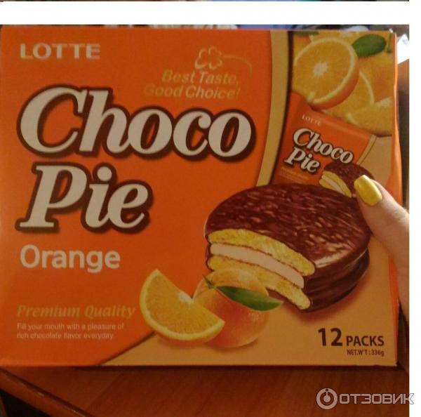 Печенье Lotte Choco Pie фото