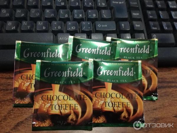 Чай Greenfield Chocolate Toffee в пакетиках фото