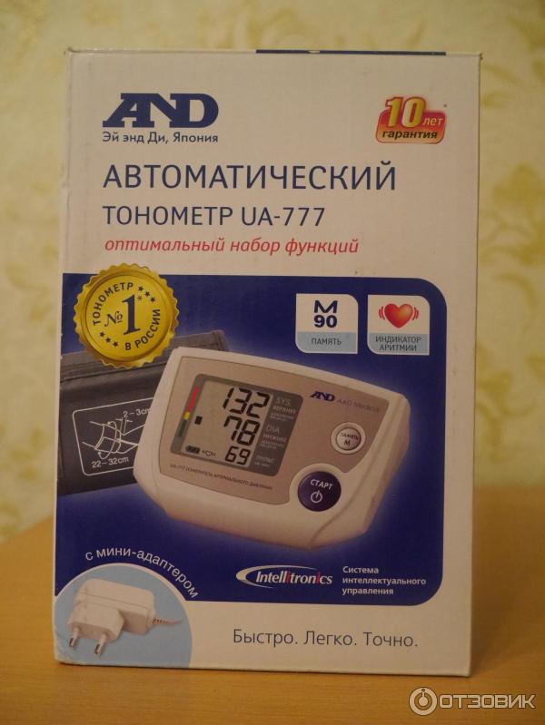 Тонометр автоматический A&D Medical UA-777 фото