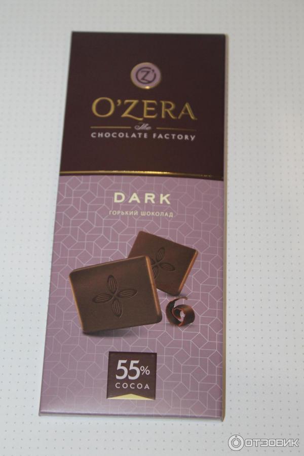 Шоколад O`ZERA DARK 55% фото