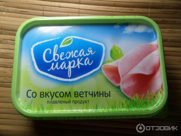 Сырный плавленый продукт Свежая марка С ветчиной фото