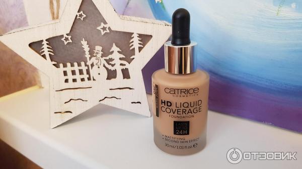 Тональная основа Catrice HD Liquid Coverage Foundation фото