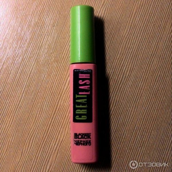 Тушь для ресниц Maybelline New York Great Lash Blackest Black Mascara