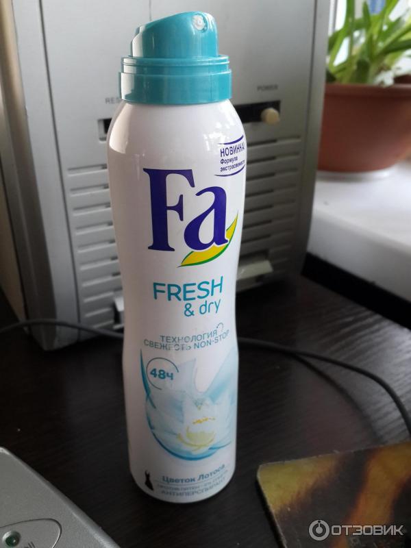 Антиперспирант Fa Fresh & Dry Цветок лотоса фото