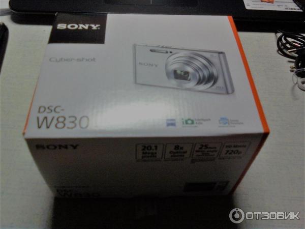 Коробка от Цифровой фотоаппарат Sony Cyber-shot DSC-W830