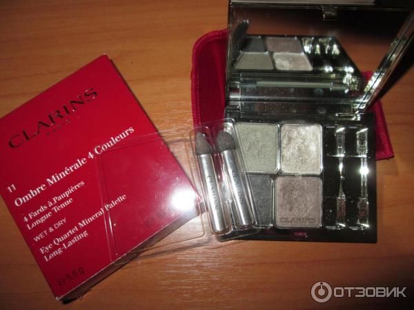 Минеральные тени для век Clarins Ombre Minerale 4 Couleurs фото