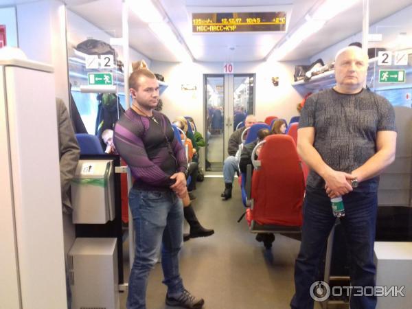 Скоростной поезд РЖД Ласточка Москва - Нижний Новгород фото