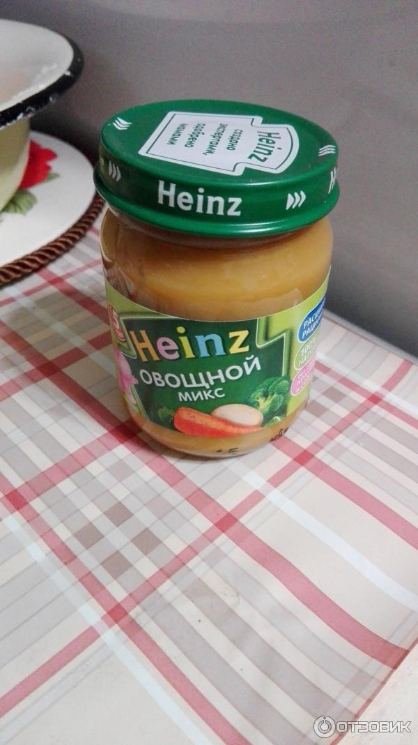 Детское пюре Heinz фото