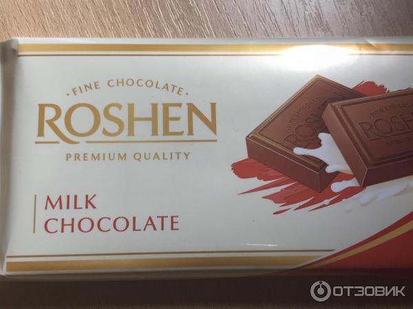 Молочный шоколад Roshen Milk Chocolate фото