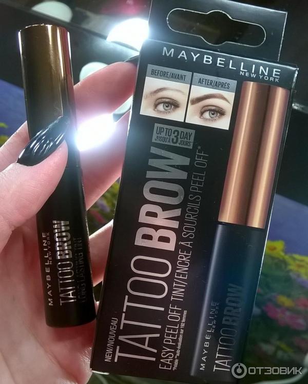 Тинт для бровей Maybelline tattoo brow фото