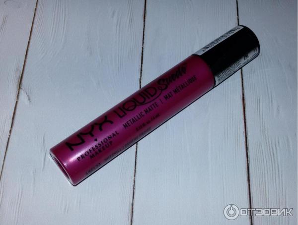 Жидкая матовая помада Nyx Liquid Suede Metallic Matte фото