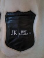 Дубленка кожаная с волчьим мехом JK JUST KRAKEN фото