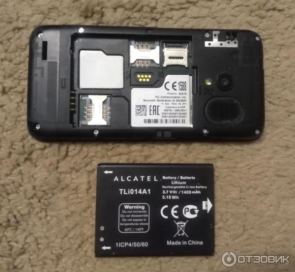 Смартфон Alcatel One Touch Pixi 3 4027D фото