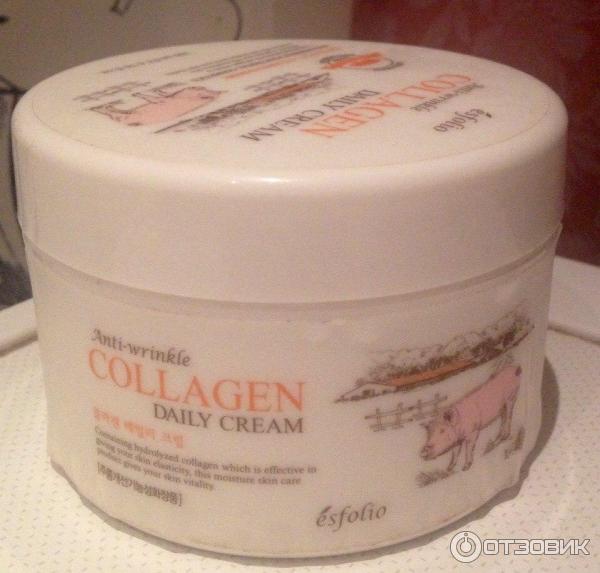 Крем для лица ESFOLIO COLLAGEN с коллагеном фото