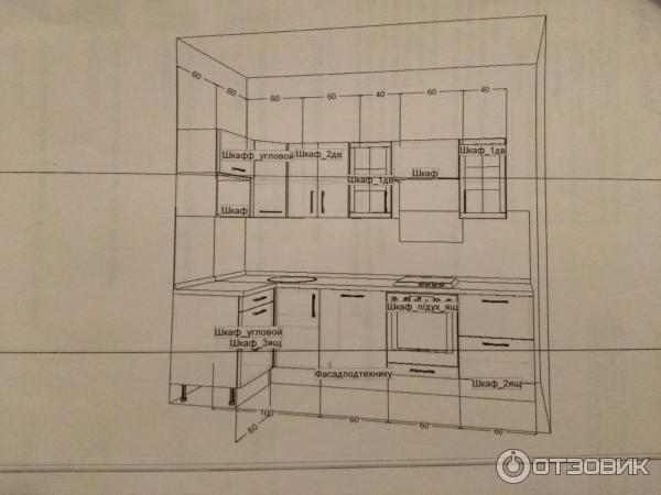 Кухня леруа размеры шкафов