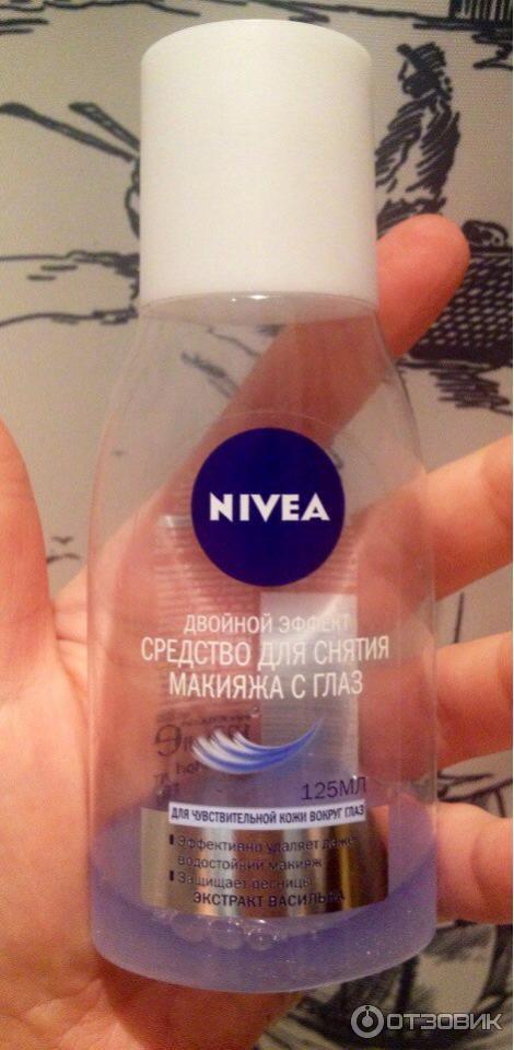 Средство для удаления макияжа с глаз Nivea Двойной эффект фото