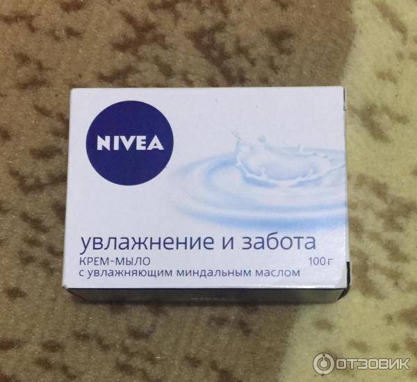 Крем-мыло Nivea Увлажнение и забота с миндальным маслом фото