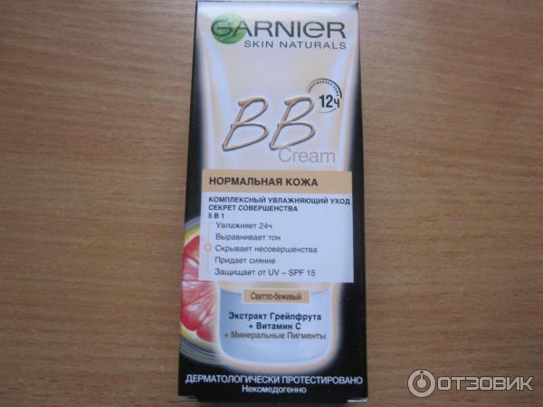 BB-крем Garnier Секрет совершенства 5 в 1 комплексный увлажняющий уход фото