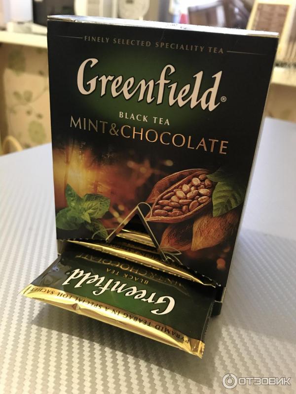 Чай Greenfield Mint and Chocolate в пирамидках фото