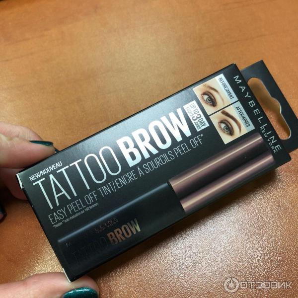 Тинт для бровей Maybelline tattoo brow фото