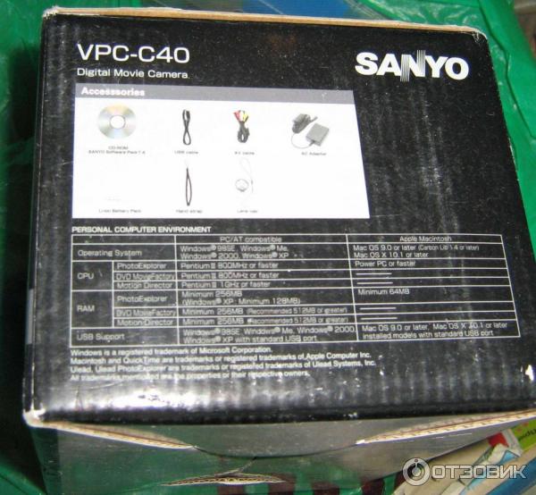 Sanyo Xacti VPC-C40 видеокамера