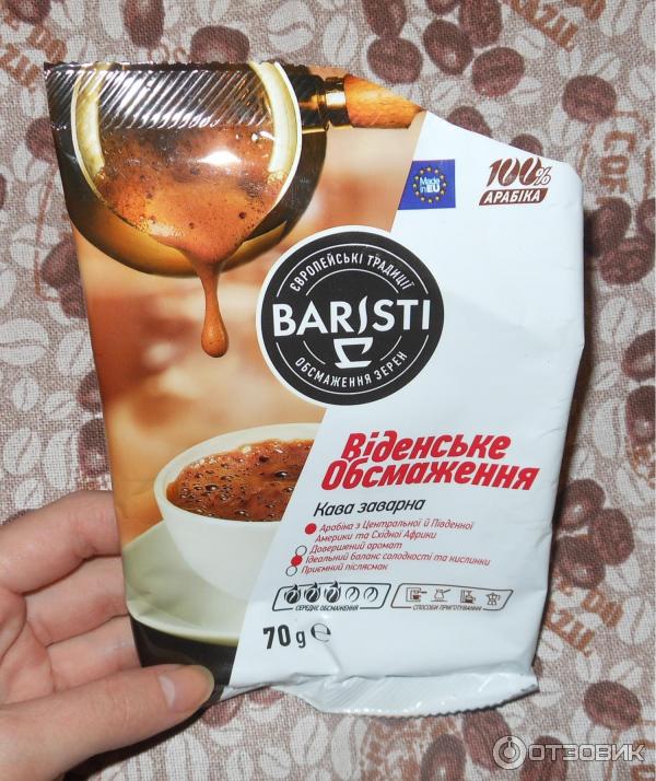 Кофе заварной Baristi Венская обжарка фото