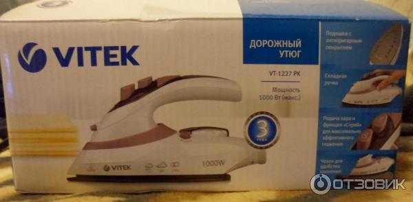 Дорожный утюг Vitek VT-1227 фото