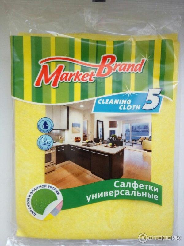 Салфетка универсальная из микрофибры Market Brand Ultra фото