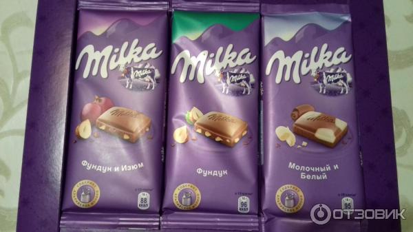 Набор шоколада Milka фото