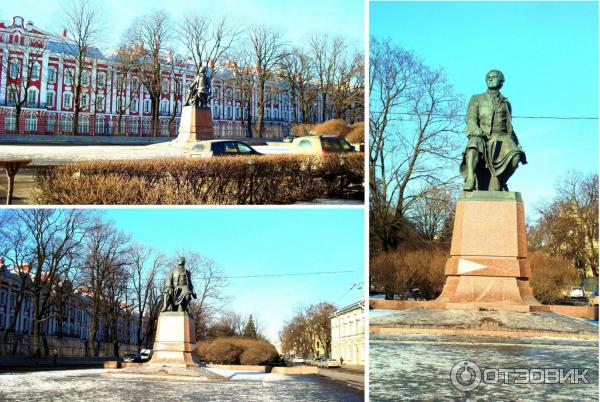 Пешая прогулка по набережной Невы на Васильевском острове (Россия, Санкт-Петербург) фото